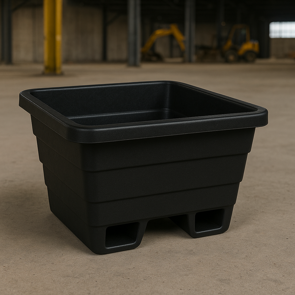 250L Heavy-Duty Twin-Skin Mortar Tub – Forklift Compatible | Ultra-Strong & Rigid Design