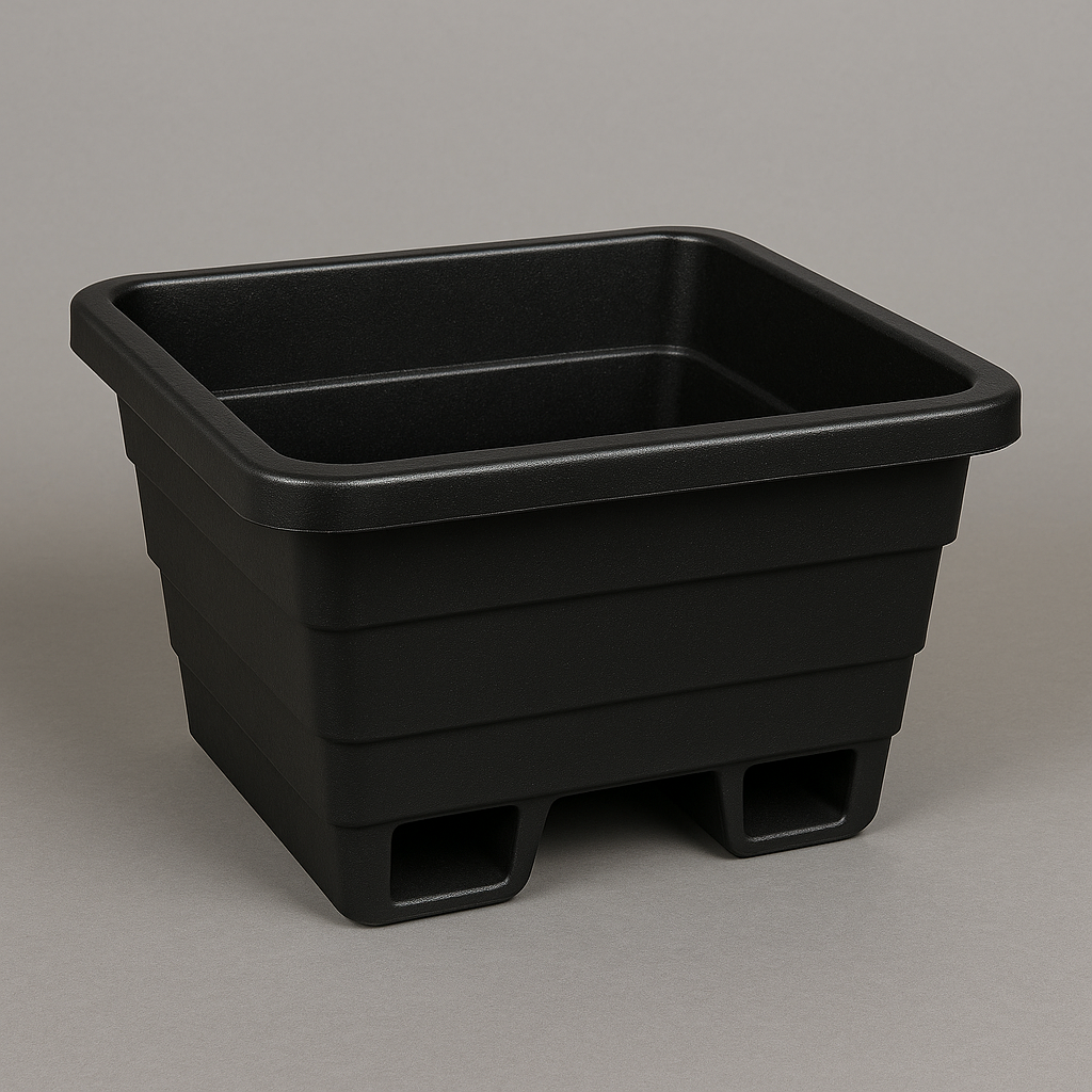 250L Heavy-Duty Twin-Skin Mortar Tub – Forklift Compatible | Ultra-Strong & Rigid Design