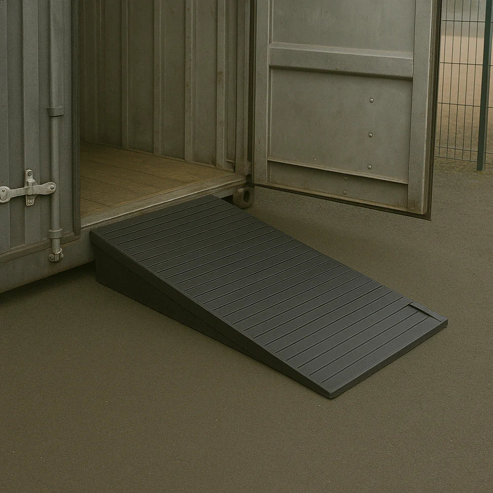 Heavy-Duty Rubber Threshold and Container Ramps – 20mm to 100mm Height for Easy Access