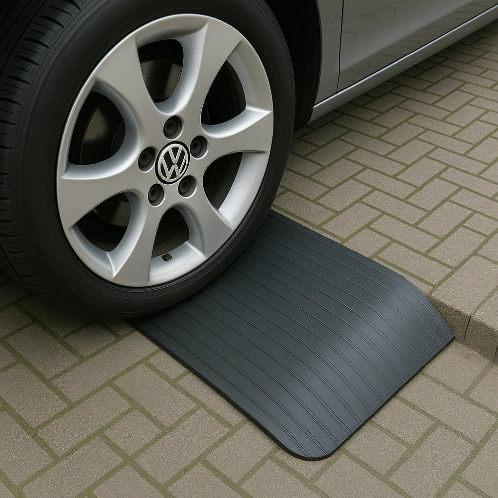 Rubber Kerb Ramp – Supports Up to 100mm Height & 1000kg Load