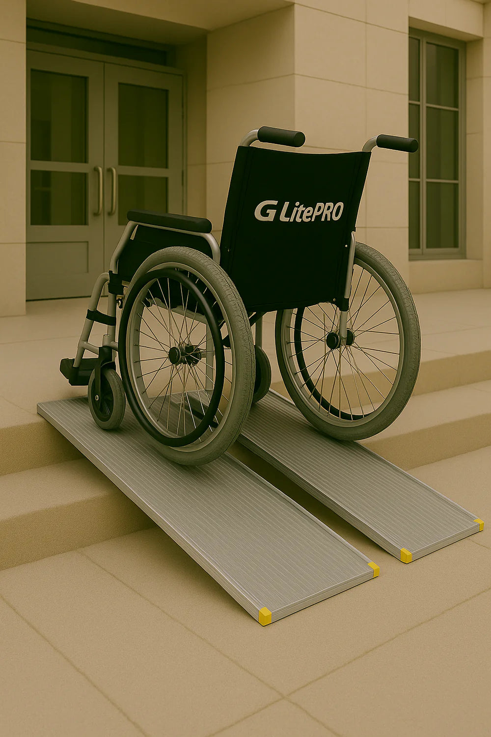 Hinged Telescopic Wheelchair Ramps – 7ft to 10ft | Compact & Convenient Access