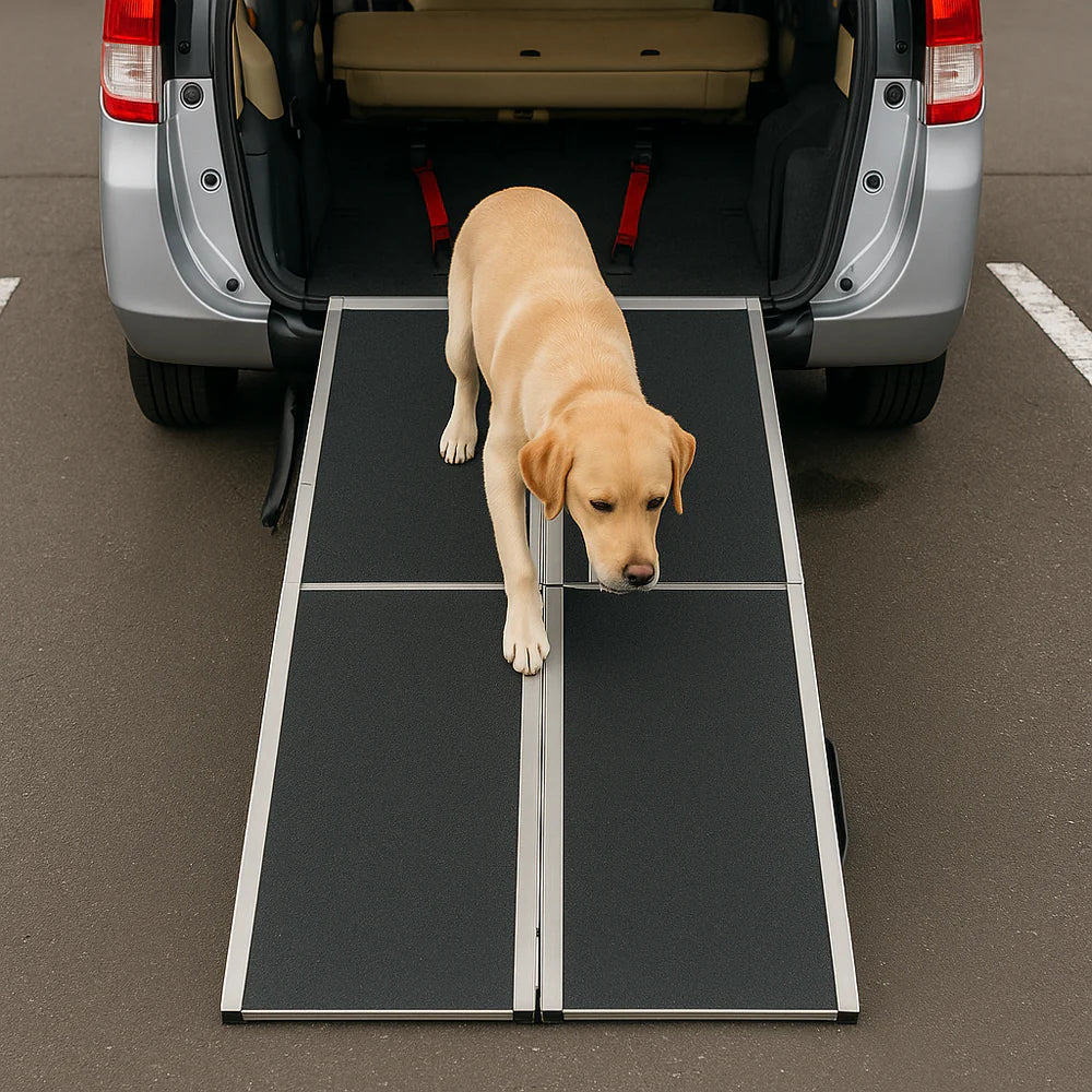 Premium Multi-Fold Dog Ramp (4ft – 8ft) – Safe and Easy Access for Your Pet