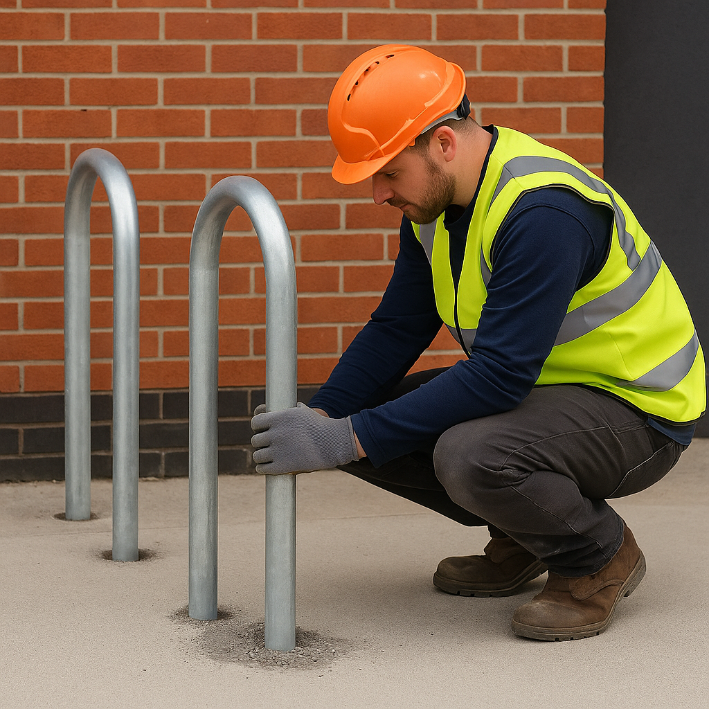 Heavy-Duty Lamp Post Protector – Anti-Collision Barrier for Columns, Poles & Charging Stations