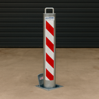 900mm Retractable Security Bollard with Lift Assist – Heavy-Duty, High-Security Post for Driveways, Car Parks & Commercial Sites