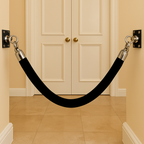 Polished Chrome Wall Plate for Rope Barriers – Stylish & Secure Mounting Solution