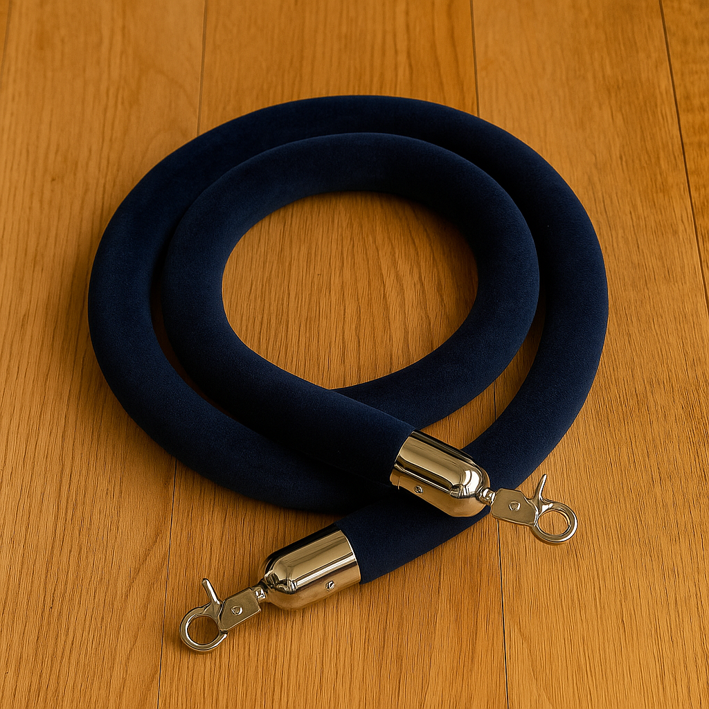 Premium Velvet Rope Barrier – Heavy-Duty Crowd Control Stanchion for VIP & Event Spaces