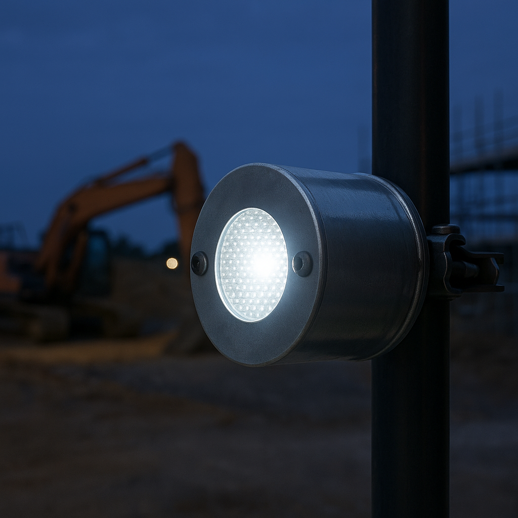 Heavy-Duty Battery-Powered Skip Light – High-Visibility Safety for Skips & Roadworks