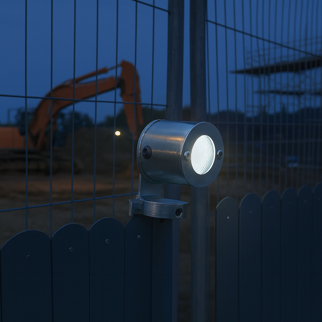 Battery Powered Fence Light – Ultra-Bright, Secure & Automatic Dusk-to-Dawn Operation