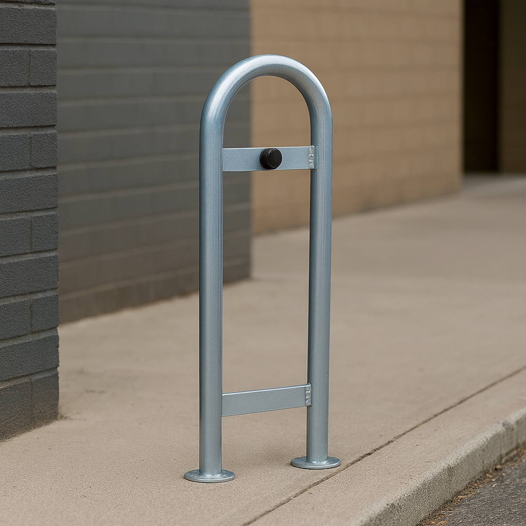 Slimline 48mm Door Guard – Compact Steel Barrier for Reliable Impact Protection