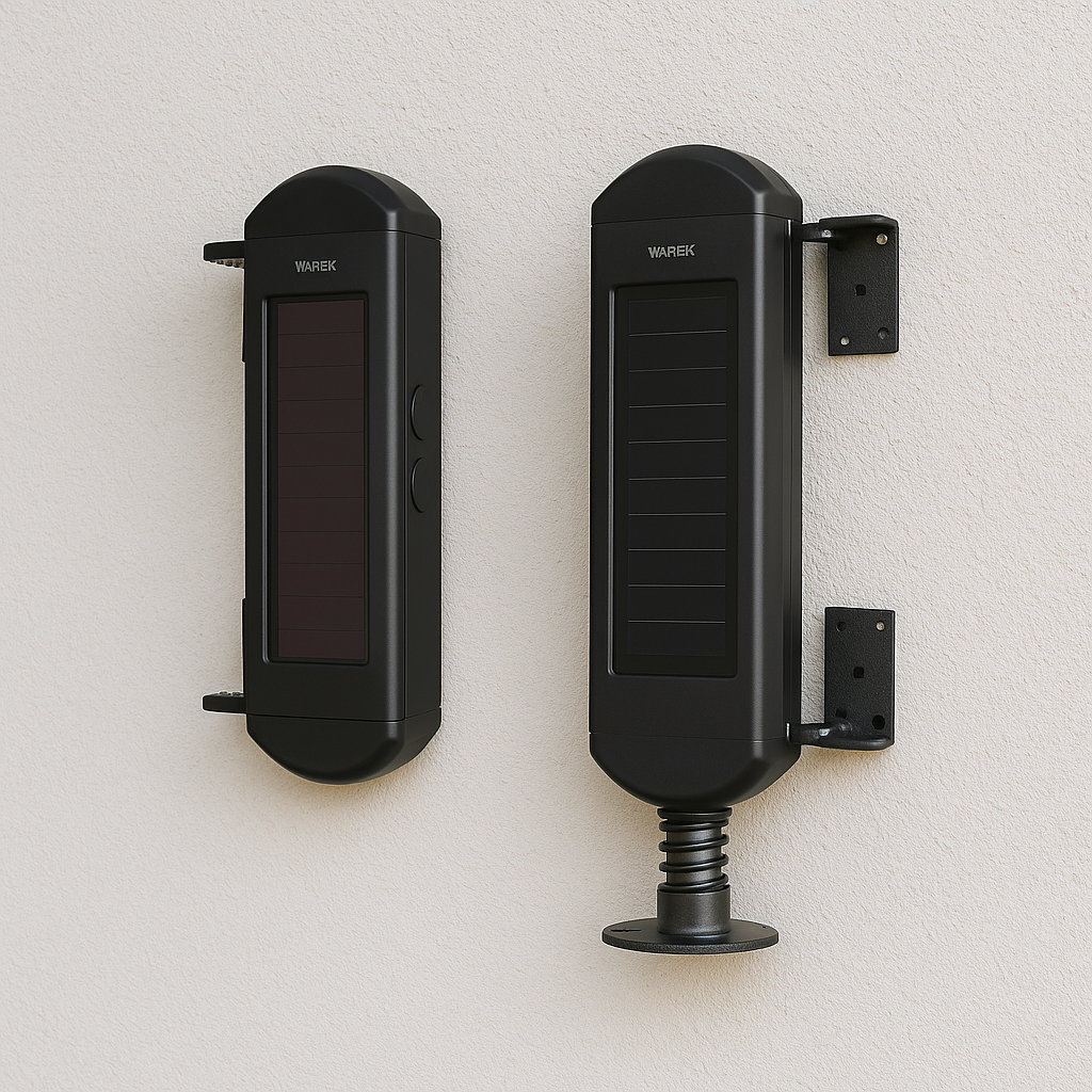 Solar-Powered Wired Output Infrared Beam Sensor – 900m Range | Wireless Perimeter Security System