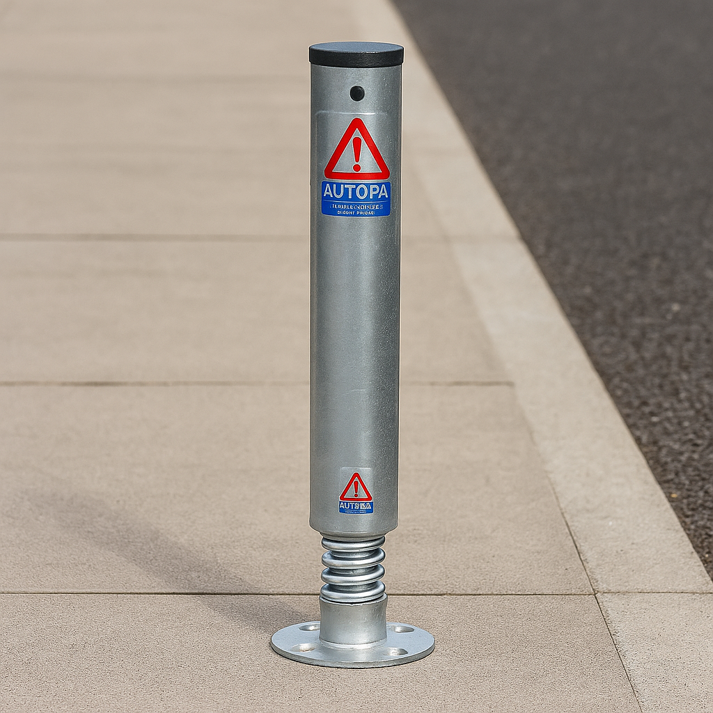 ImpactFlex Fixed Sprung Boundary Post | Flexible Rebound Bollard for Safer Traffic Management