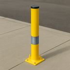 Bendy Flexible Fold-Down Parking Post – Yellow