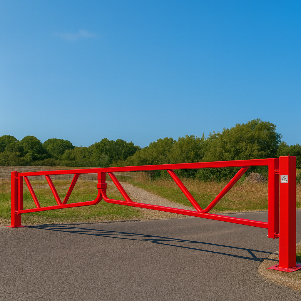 Heavy-Duty Double Swing Security Gate – Manual | 6m–14m Span | Galvanised or Powder-Coated Finish