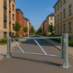 Heavy-Duty Double Swing Security Gate – Manual | 6m–14m Span | Galvanised or Powder-Coated Finish