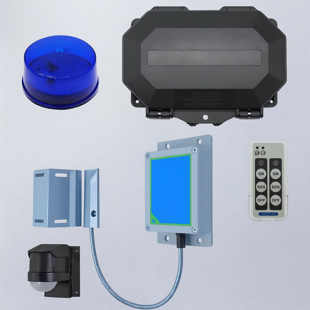 Long Range Wireless Gate/Door Left Open Alert with Flashing LED (Protect-800)