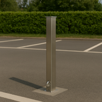 80mm Telescopic Driveway Security Post – Lockable & Retractable