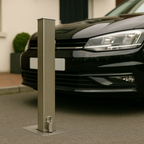 80mm Telescopic Driveway Security Post – Lockable & Retractable