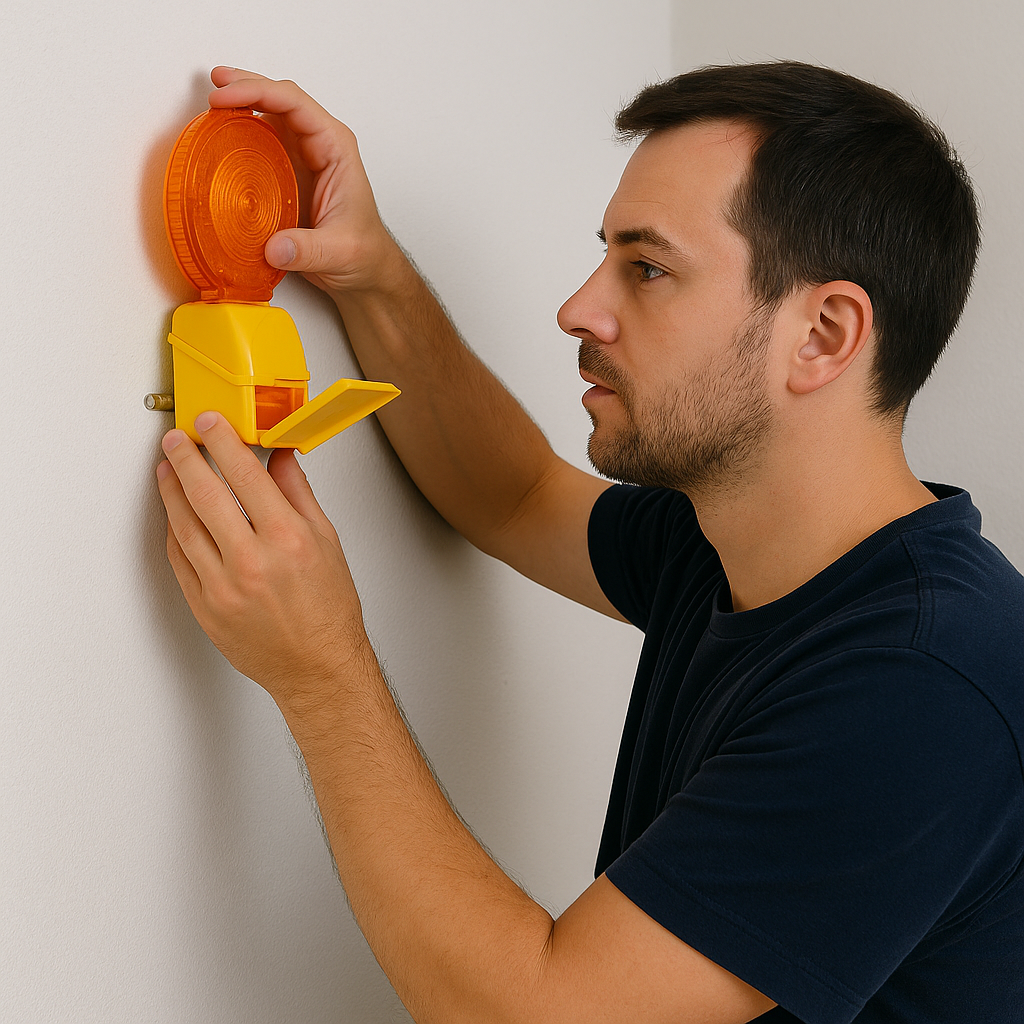 Wireless Non-GSM PIR Scaffold Light (for GSM Model Integration)