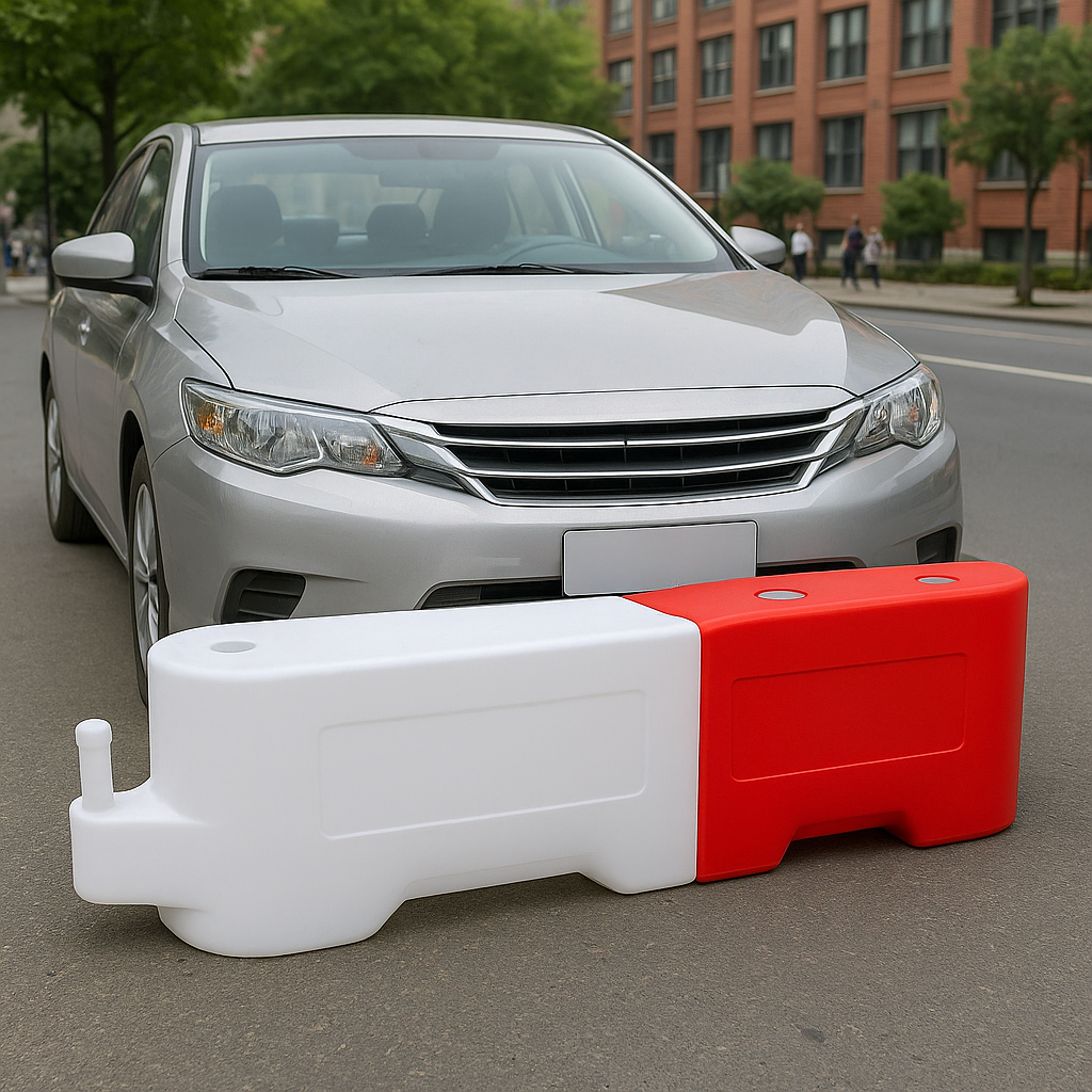 Water-Filled RB1000 Road Site Track Barrier