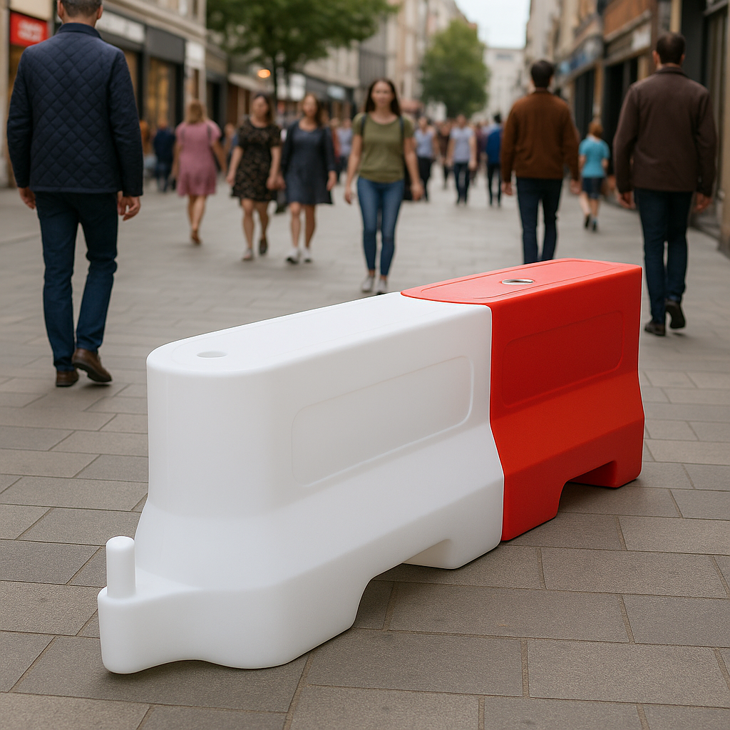 2m Euro Water-Filled Safety Barrier