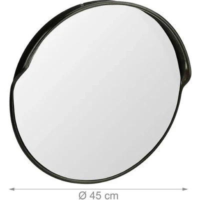 Weatherproof Indoor & Outdoor Convex Traffic Mirror with Adjustable Holder – Enhanced Safety & Visibility