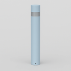 Premium Heavy-Duty Steel Security Bollard – White | Anti-Ram & Access Control Post