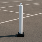 76mm Fold Down Parking Post with Integral Lock & Chain Eyelet