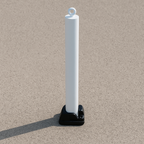 76mm Fold Down Parking Post with Integral Lock & Chain Eyelet