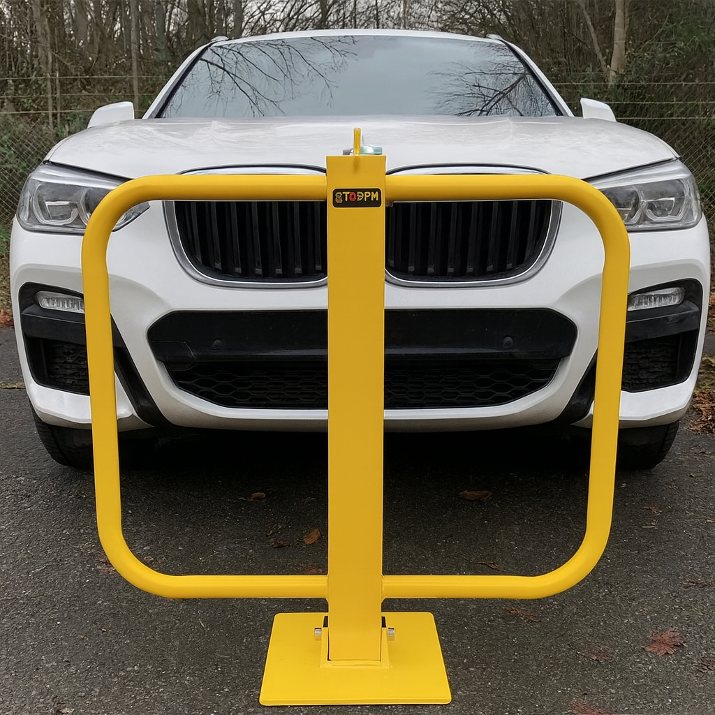 Heavy Duty Winged Integral Lock Parking Barrier