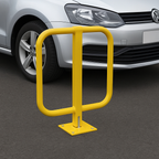 Yellow Winged Parking Post with Padlock