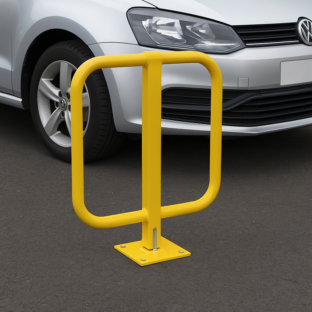 Heavy Duty Winged Integral Lock Parking Barrier