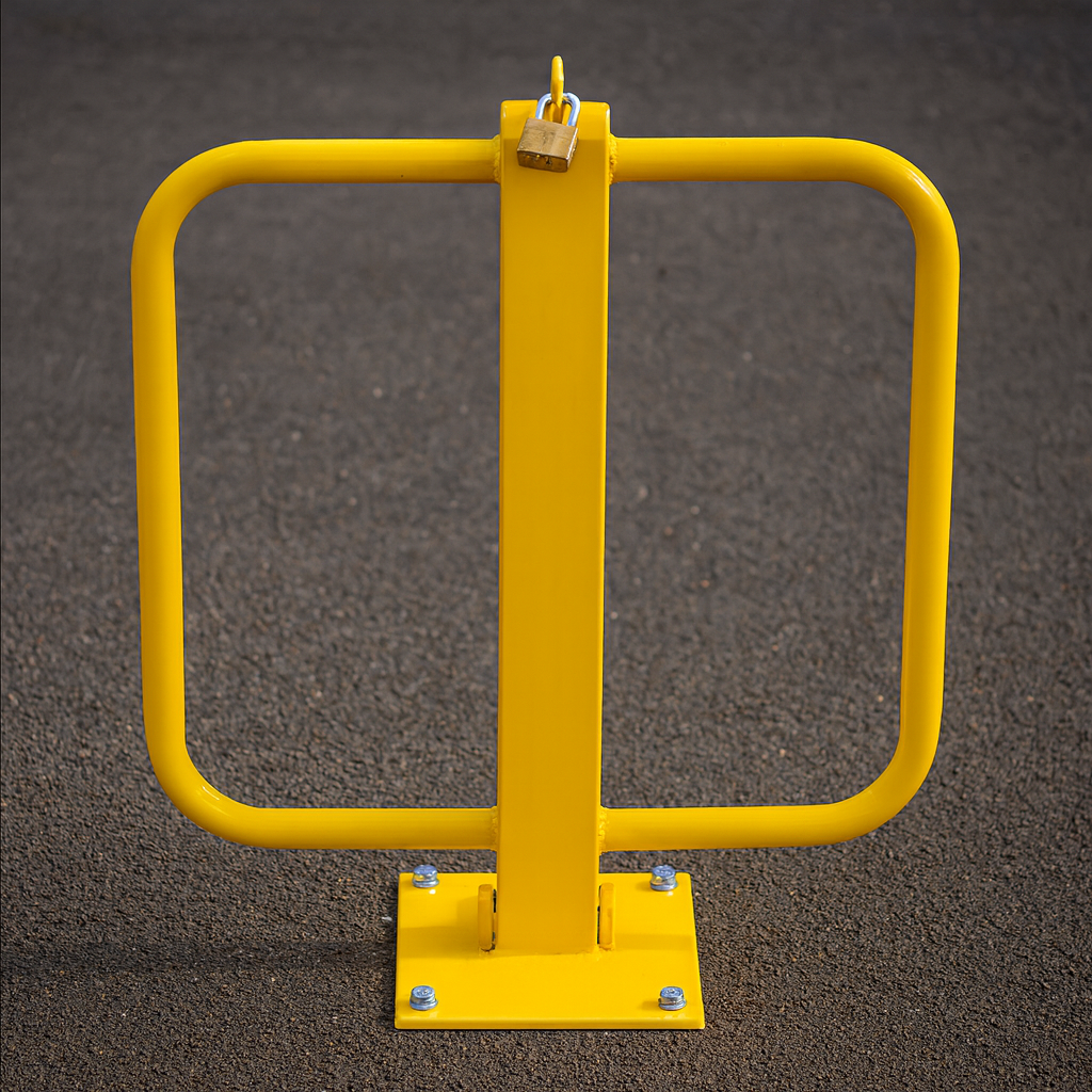 Heavy Duty Winged Integral Lock Parking Barrier