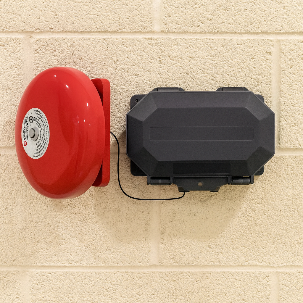 Two-Entrance Wireless Commercial Doorbell Kit