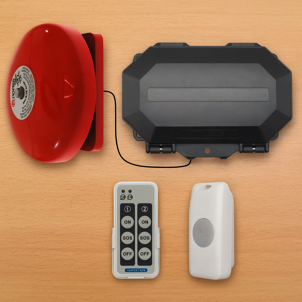 Protect 800 Long Range Driveway Metal Detecting Alarm with Outdoor Receiver & Loud Bell