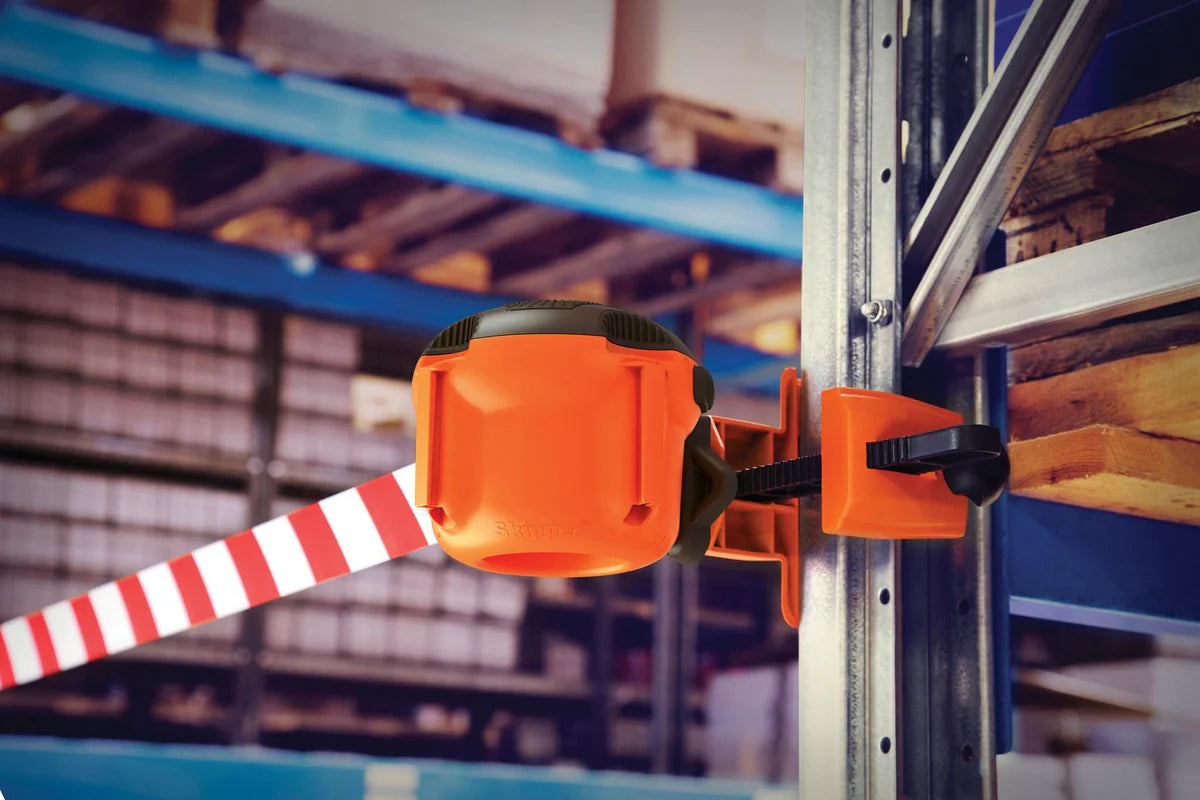 BarrierPlus Clamp Holder & Receiver – Secure Mount for XS Units & Tape Ends on Doors, Racking & Work Surfaces