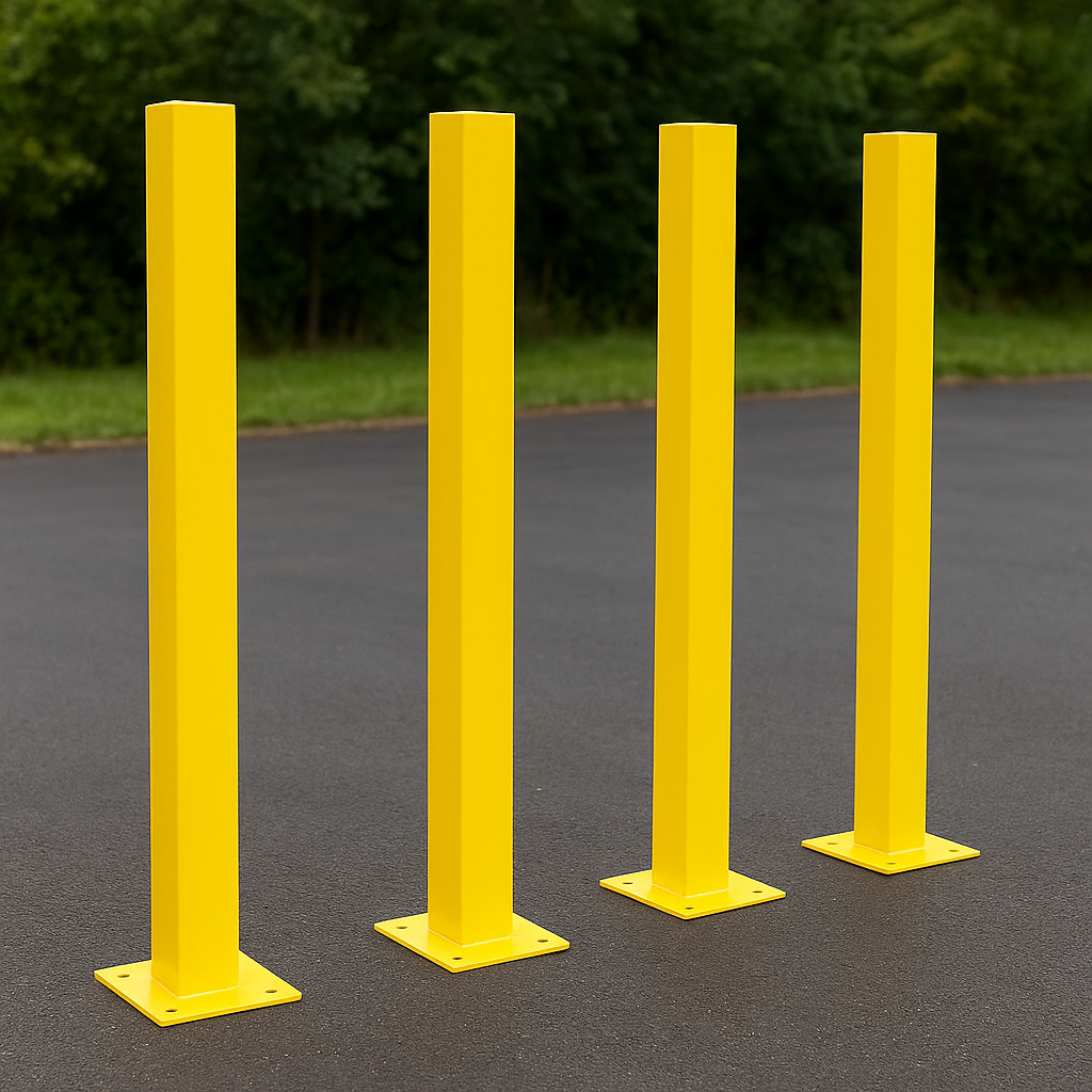 BLACK BULL Ultra-High Impact Protection Bollard – Heavy-Duty Safety Barrier for Pedestrian & Vehicle Segregation