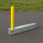 Fold Away Parking Post – Yellow