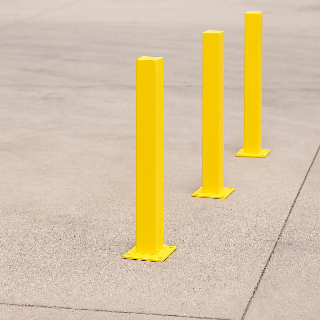 BLACK BULL Ultra-High Impact Protection Bollard – Heavy-Duty Safety Barrier for Pedestrian & Vehicle Segregation