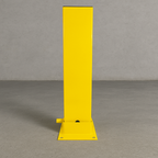 Yellow Hinged Square Folding Parking Post